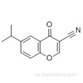 4H-1-benzopiran-3-carbonitrilo, 6- (1-metiletil) -4-oxo- CAS 50743-32-3